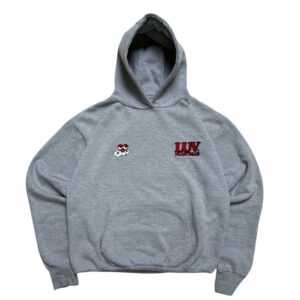 Grauer Hoodie
