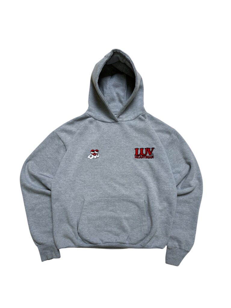 Grauer Hoodie
