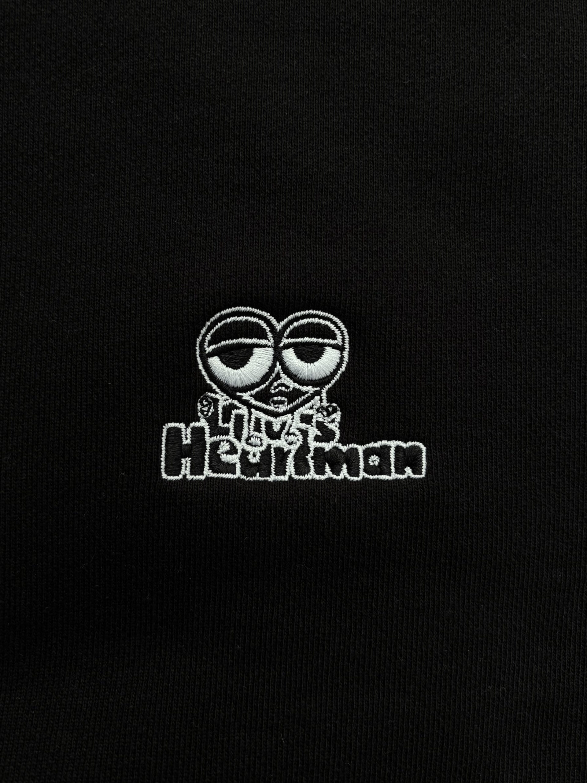 Luv is Heartman - Black Edition Hoodie – Bild 3