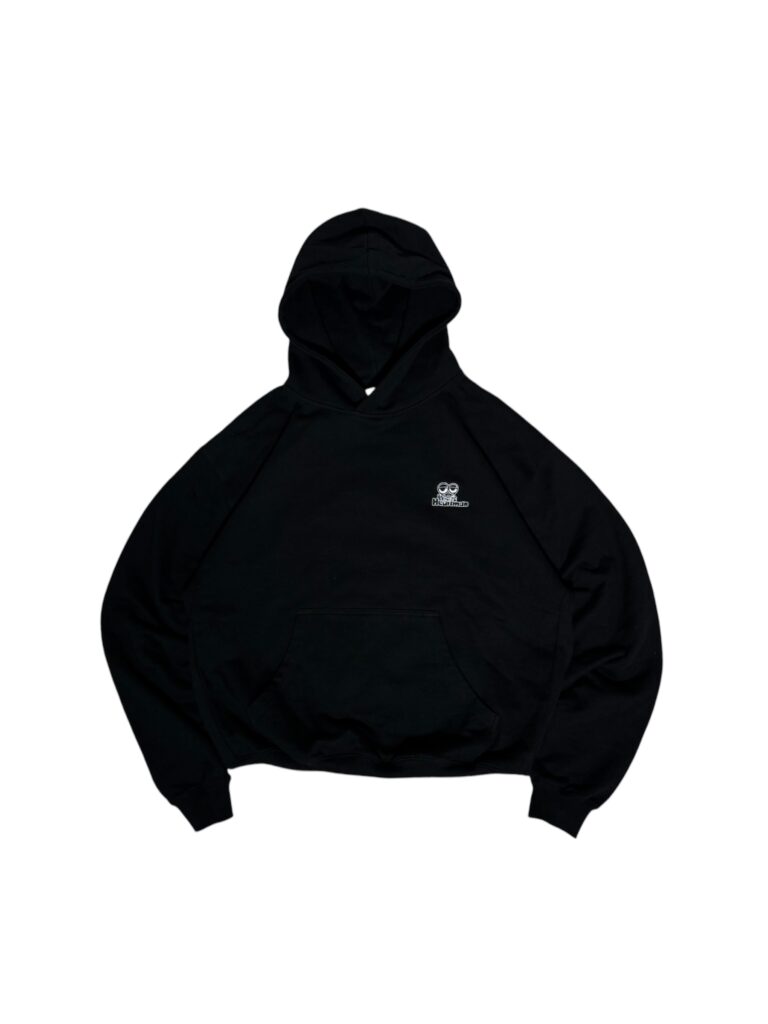 Schwarzer Hoodie